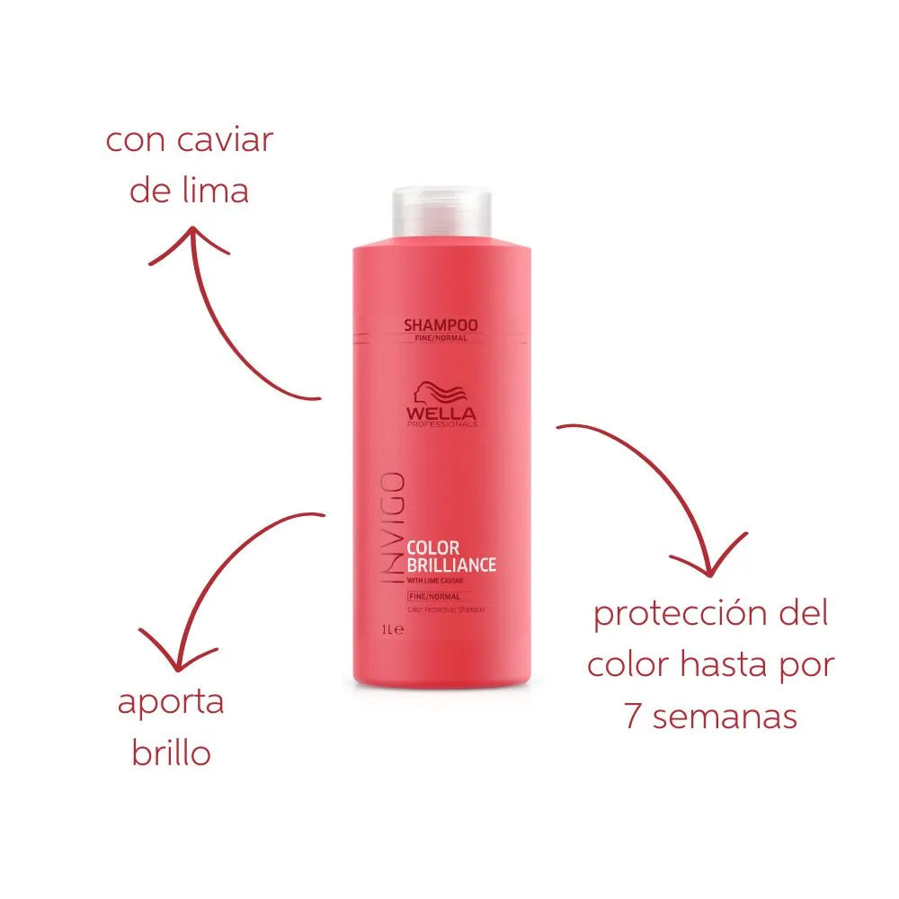 SHAMPOO CUIDADO COLOR BRILLANCE WELLA 1 L