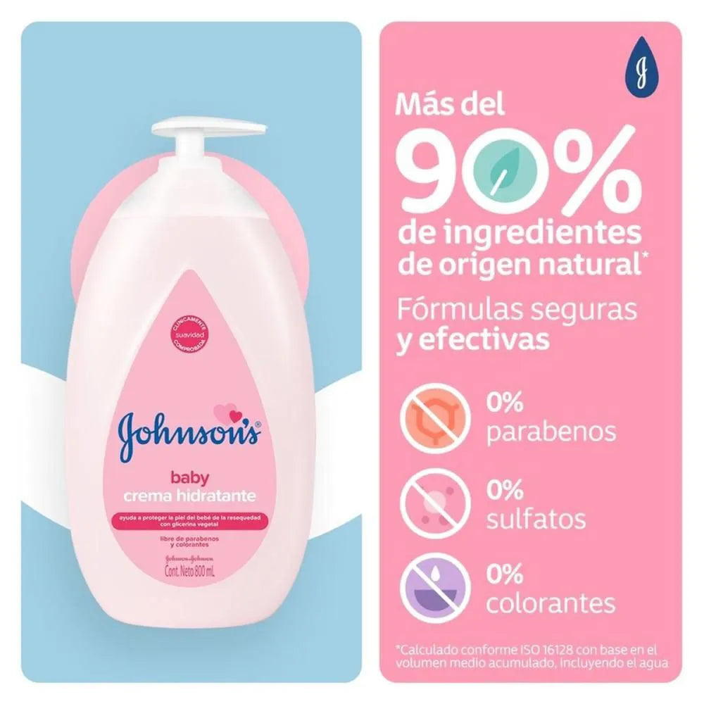 CREMA HIDRATANTE BABY JOHNSONS 800 ML