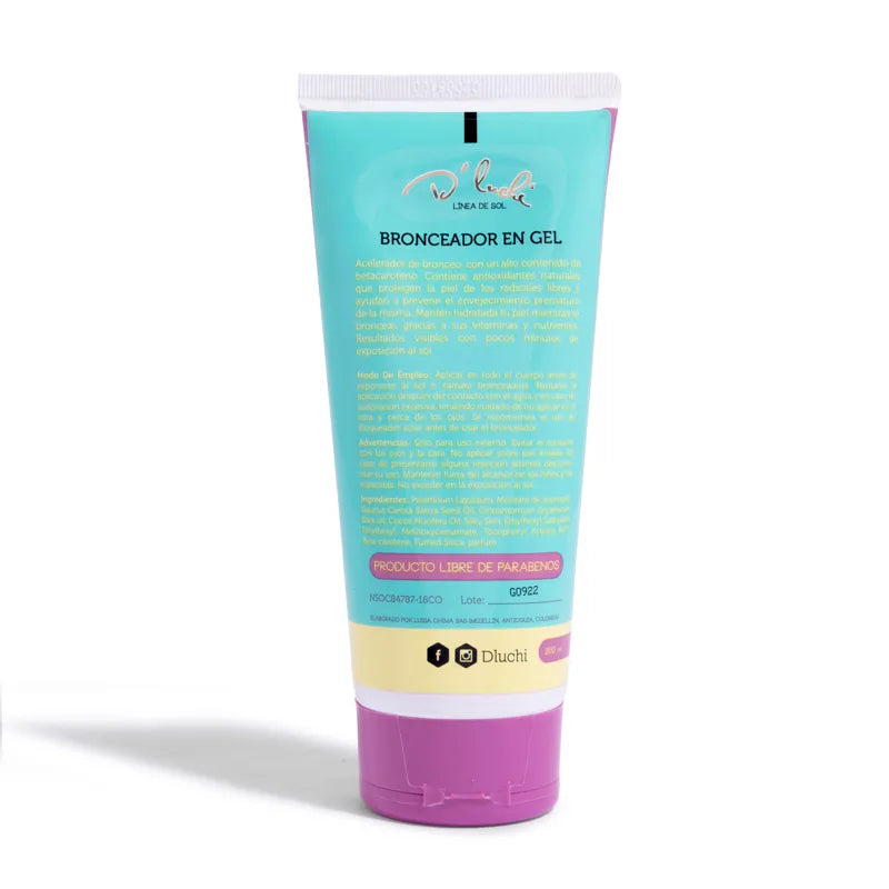 BRONCEADOR EN GEL D´LUCHI 20 ML