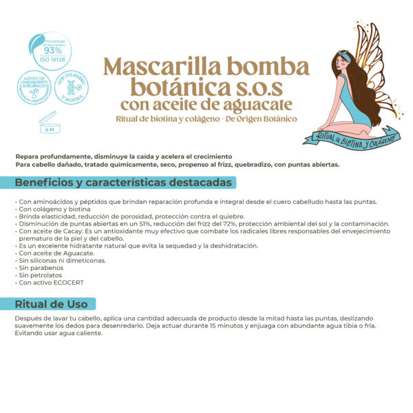 MASCARILLA BOMBA BOTÁNICA S.O.S 400ML