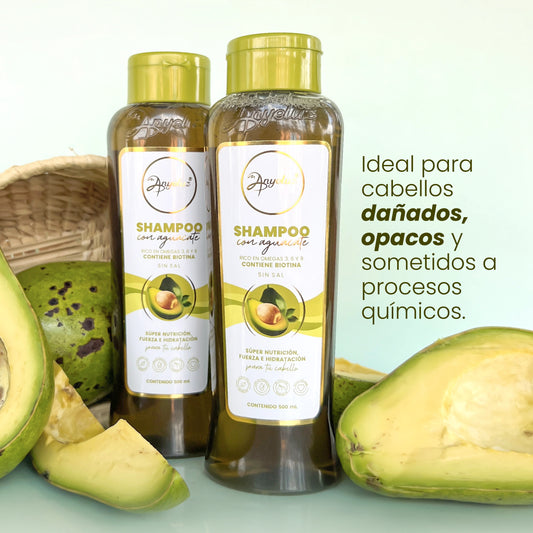 SHAMPOO CON AGUACATE ANYELUZ 500 ML