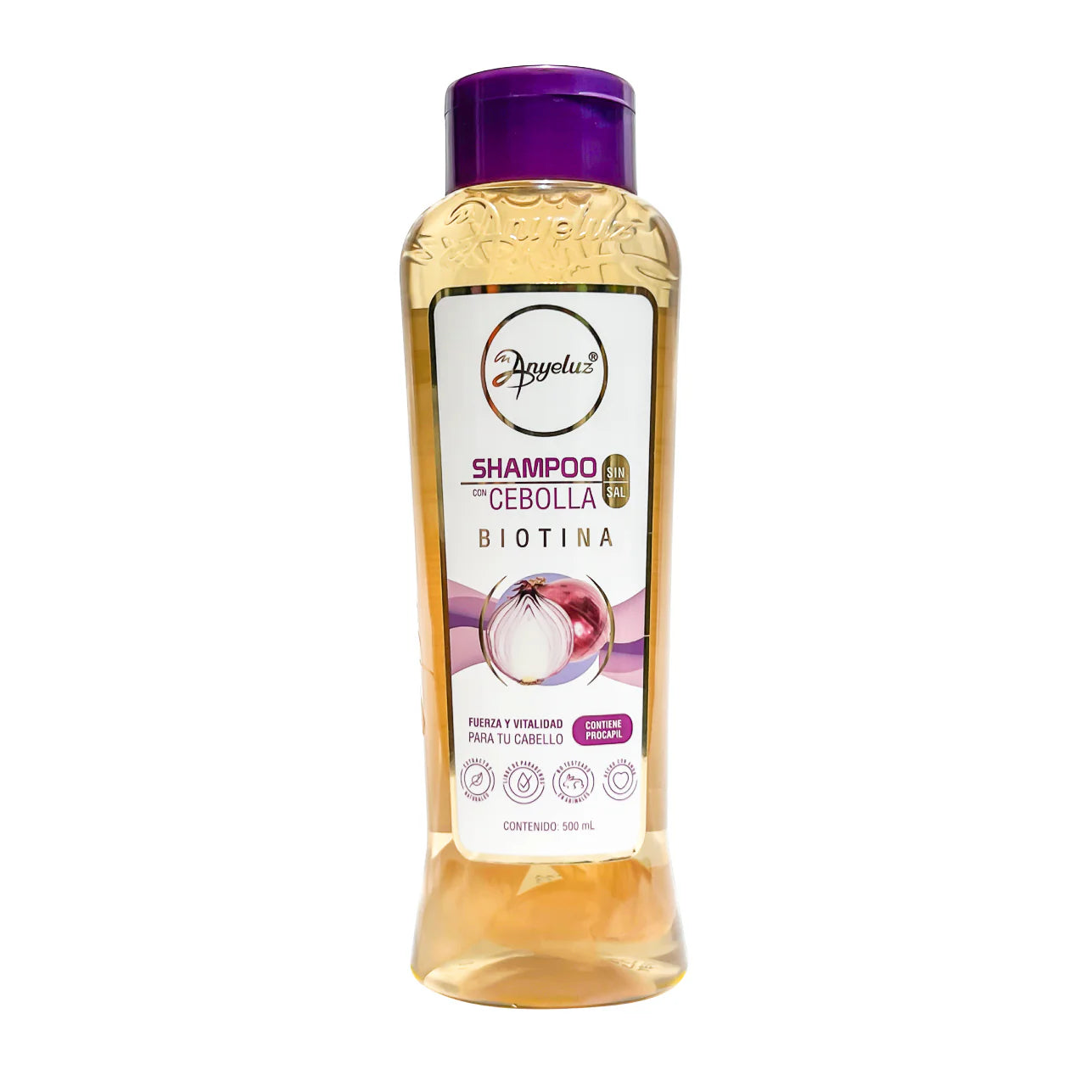 SHAMPOO CON CEBOLLA ANYELUZ 500 ML