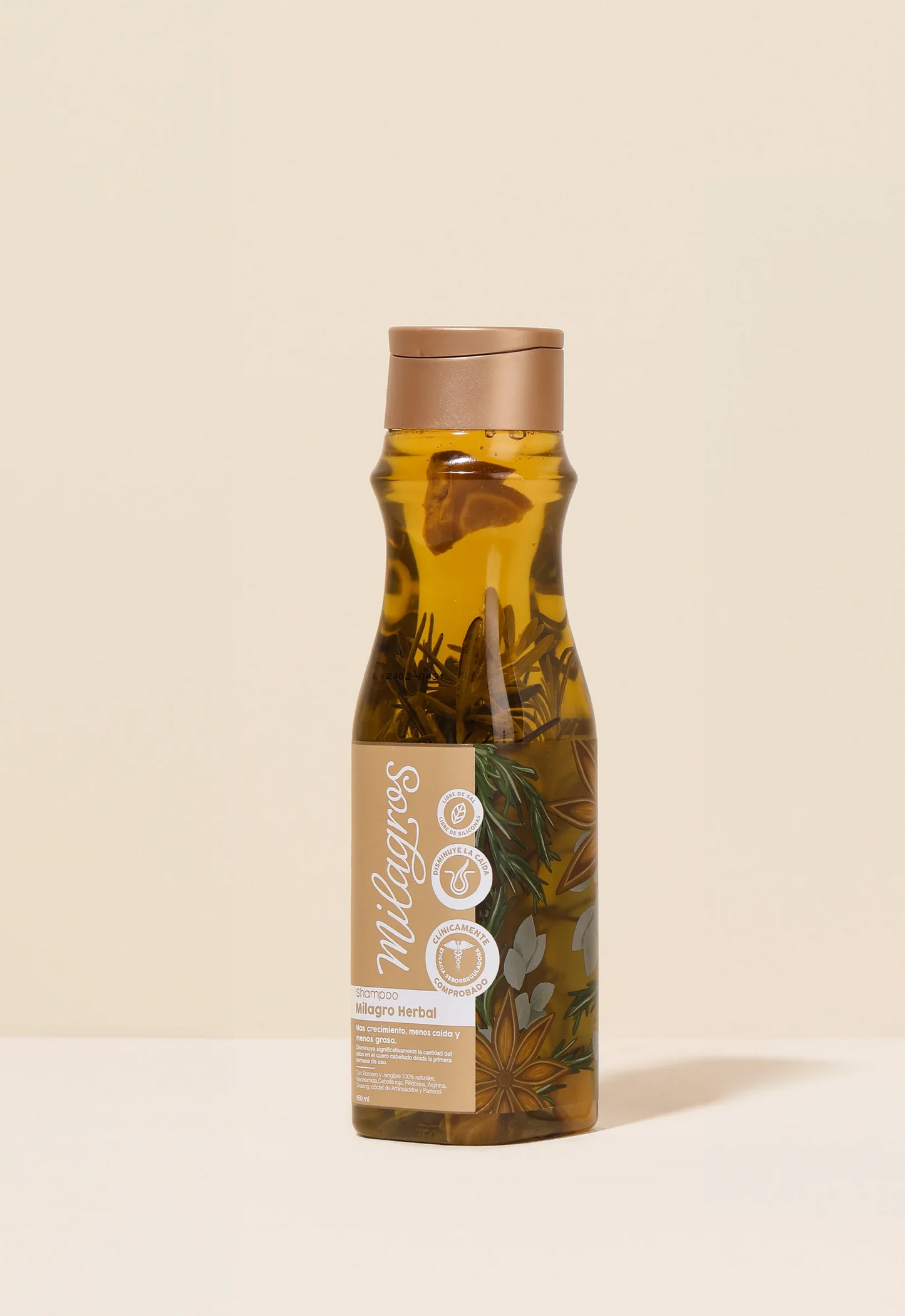 SHAMPOO HERBAL ROMERO MILAGROS 450ML