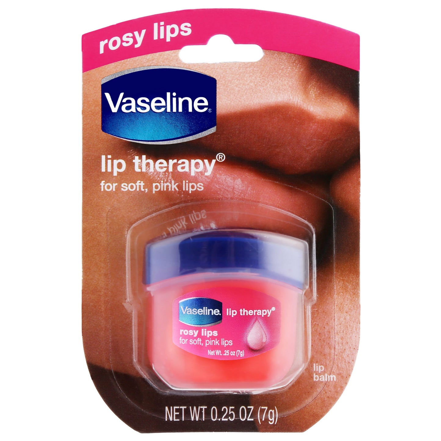 VASELINA LABIAL VASELINE ROSY LIPS 7 GR