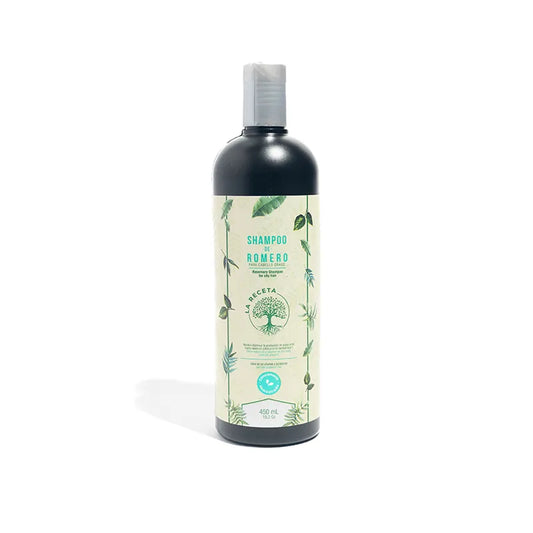 SHAMPOO DE ROMERO CABELLO GRASO LA RECETA 450 ML
